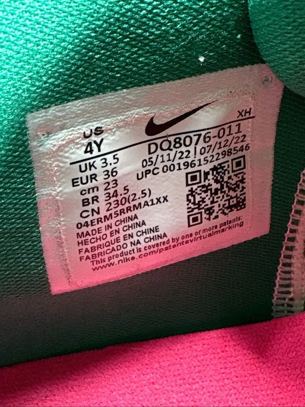 Nike Kyrie Low 5 GS Multi-Color Tie Dye Youth Size 4Y Shoes DQ8076-011